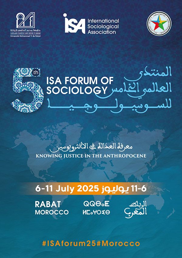 Tecnocare. 5th ISA Forum of Sociology. Rabat, Morocco. July 6-11, 2025