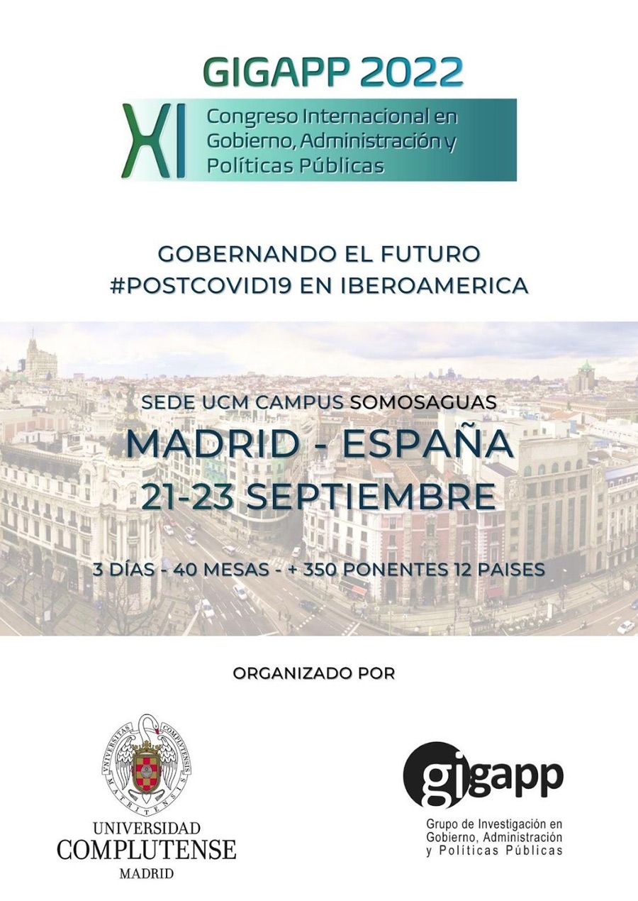 Tecnocare. GIGAPP 2022. Congreso Internacional en Gobierno, Administración y Políticas Públicas. 21-23 de septiembre de 2022. Madrid