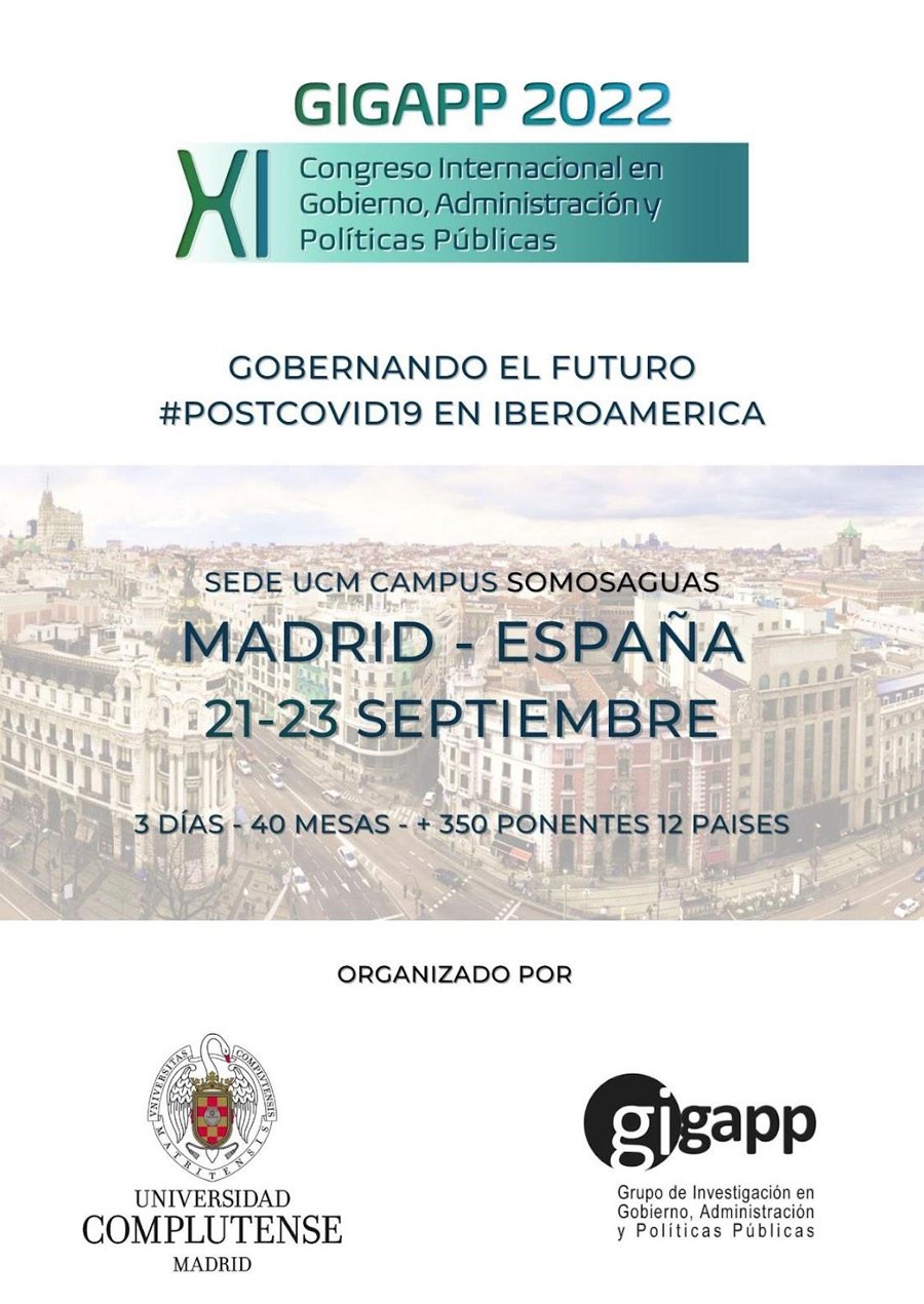 Tecnocare. GIGAPP 2022. Congreso Internacional en Gobierno, Administración y Políticas Públicas. 21-23 de septiembre de 2022. Madrid