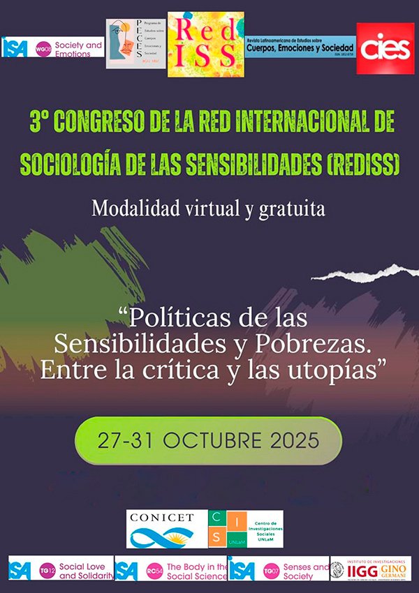  Tecnocare. 3er Congreso de la Red Internacional de Sociología de las Sensibilidades. Octubre 2025