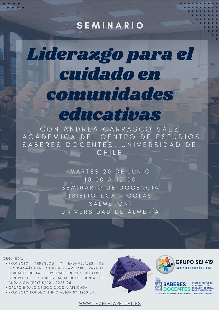Tecnocare. Seminario: Liderazgo para el cuidado en comunidades educativas