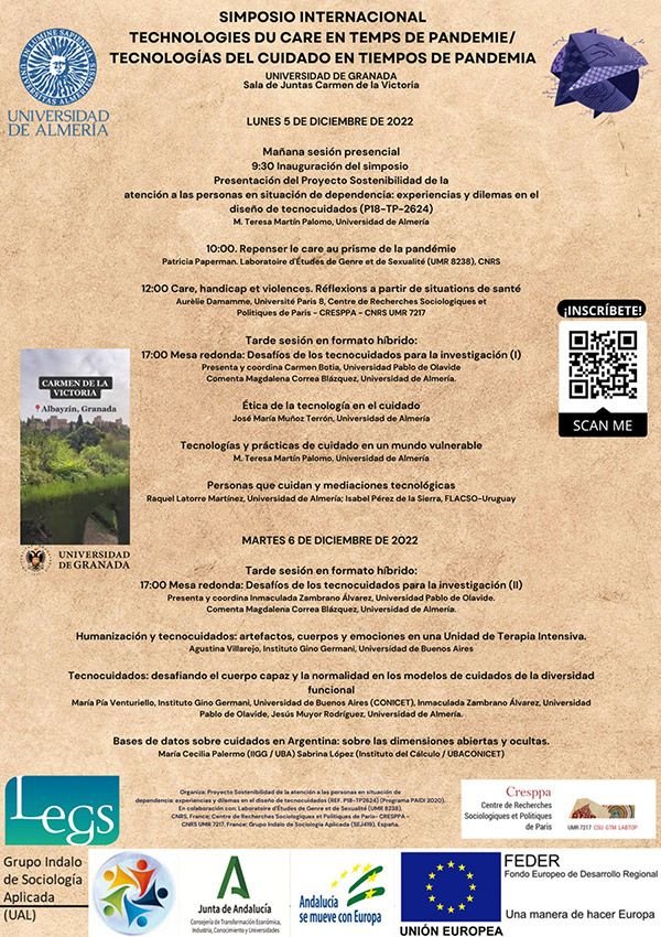  Tecnocare. Simposio Internacional: Tecnologías del Cuidado en Tiempos de Pandemia